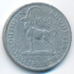 Southern Rhodesia, 2 шиллинга (1949 г.)