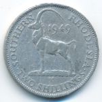 Southern Rhodesia, 2 шиллинга (1949 г.)