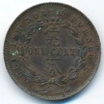 North Borneo, 1 цент (1885 г.)