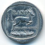 South Africa, 1 рэнд (2007 г.)