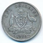 Australia, 1 шиллинг (1910 г.)