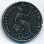 Great Britain, 1 фартинг (1835 г.)