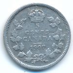Канада, 5 центов (1907 г.)