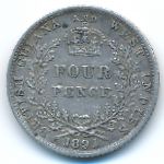 British Guiana, 4 пенса (1891 г.)