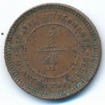 Straits Settlements, 1/4 цента (1898 г.)