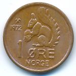 Norway, 1 эре (1972 г.)