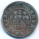 Julich-Berg, 2 альбуса (1683 г.)