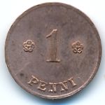 Finland, 1 пенни (1922 г.)