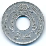 Британская Западная Африка, 1/10 пенни (1908 г.)