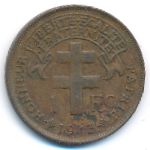 Cameroon, 1 франк (1943 г.)