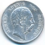 Саксония, 2 марки (1891&ndash;1902 г.)