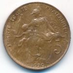 France, 5 сентим (1920 г.)