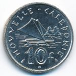 Новая Каледония, 10 франков (1972 г.)