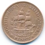 South Africa, 1 пенни (1927 г.)