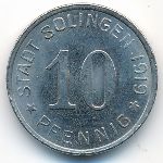 Золинген., 10 пфеннигов (1919 г.)