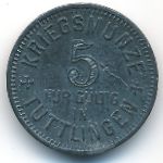 Тутлинген., 5 пфеннигов (1917 г.)