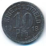 Таубербишофсхайм., 10 пфеннигов (1918 г.)