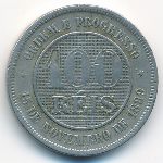 Brazil, 100 рейс (1889 г.)