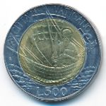 Vatican City, 500 лир (1985 г.)