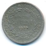 Martinique, 50 сентим (1922 г.)