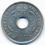 British West Africa, 1/2 пенни (1936 г.)
