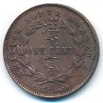 Северное Борнео, 1 цент (1887 г.)