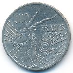 Центральная Африка, 500 франков (1977 г.)