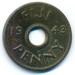 Fiji, 1 пенни (1943 г.)