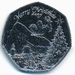 Гибралтар, 50 пенсов (2025 г.)