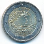 Latvia, 2 евро (2015 г.)