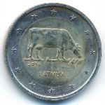 Latvia, 2 евро (2016 г.)