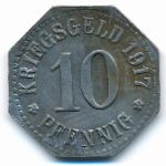 Висбаден., 10 пфеннигов (1917 г.)