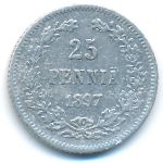 Финляндия, 25 пенни (1897 г.)
