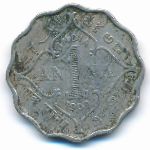 British West Indies, 1 анна (1909 г.)