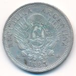 Argentina, 50 сентаво (1883 г.)