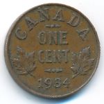 Canada, 1 цент (1934 г.)