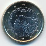 Сан-Марино, 1 евро (2024 г.)