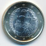 Сан-Марино, 1 евро (2024 г.)