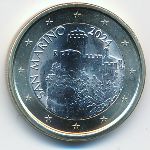 Сан-Марино, 1 евро (2024 г.)