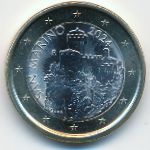 Сан-Марино, 1 евро (2024 г.)