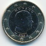 Монако, 1 евро (2023 г.)