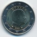Монако, 2 евро (2023 г.)