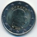Монако, 2 евро (2023 г.)