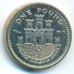 Gibraltar, 1 фунт (2000 г.)