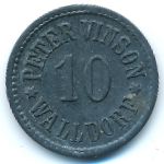 Вальдорф., 10 пфеннигов
