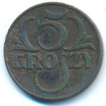 Польша, 5 грошей (1931 г.)