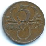 Польша, 5 грошей (1931 г.)