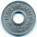 Фиджи, 1/2 пенни (1954 г.)