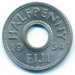 Fiji, 1/2 пенни (1954 г.)