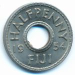 Фиджи, 1/2 пенни (1954 г.)
